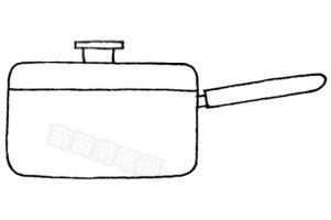 厨房用品简笔画图解教程 轻松绘制常见厨具卫具